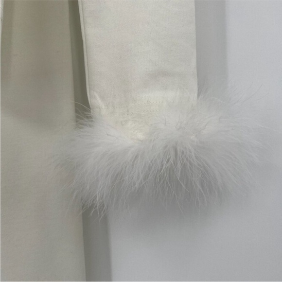 Sleeper Women’s Weekend Chic 2-piece Lounge Set Pajamas Feather White sz M NWT - Picture 4 of 9